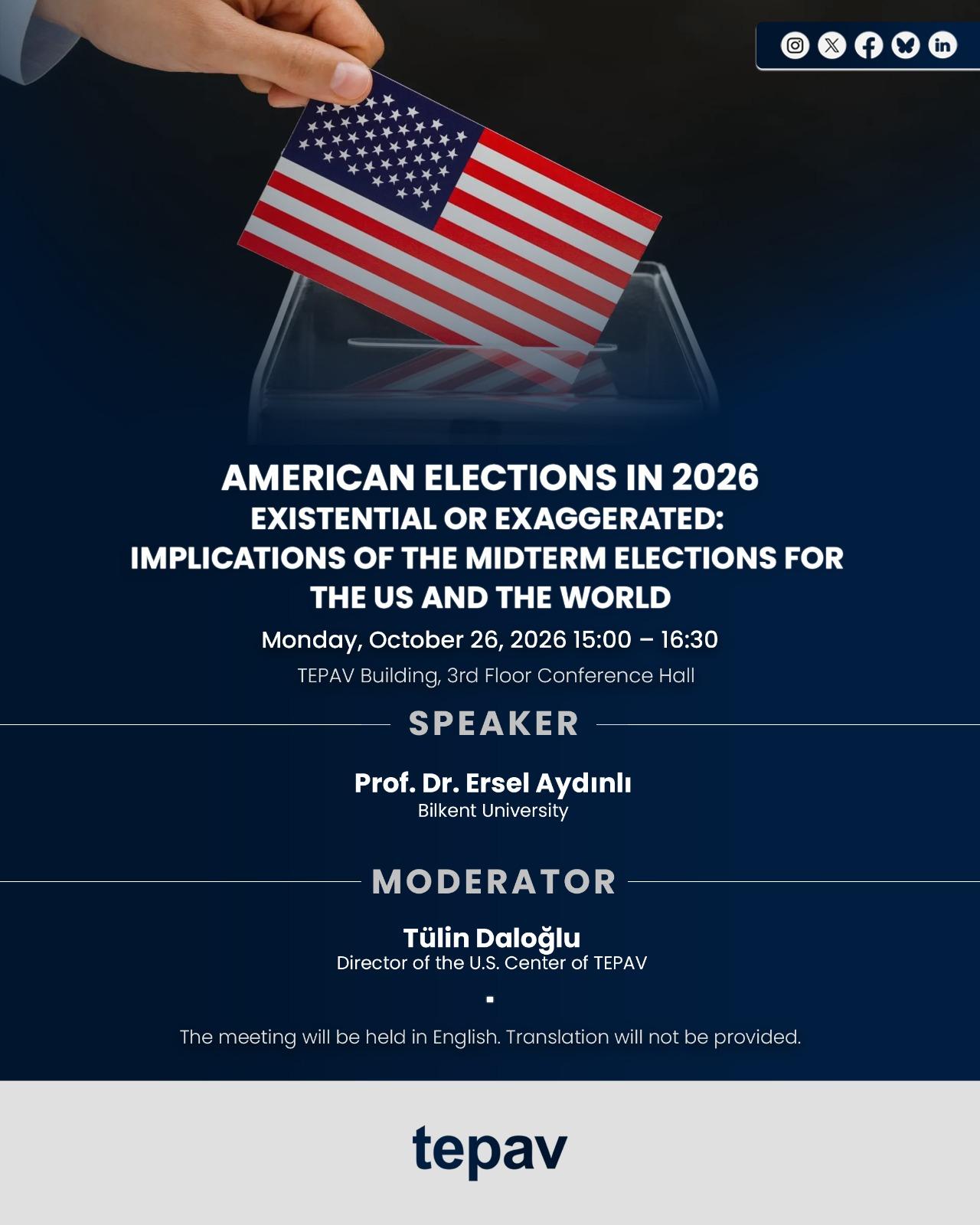 American Elections in 2026 | Existential or Exaggerated: Implications of the Midterm Elections for the US and the World