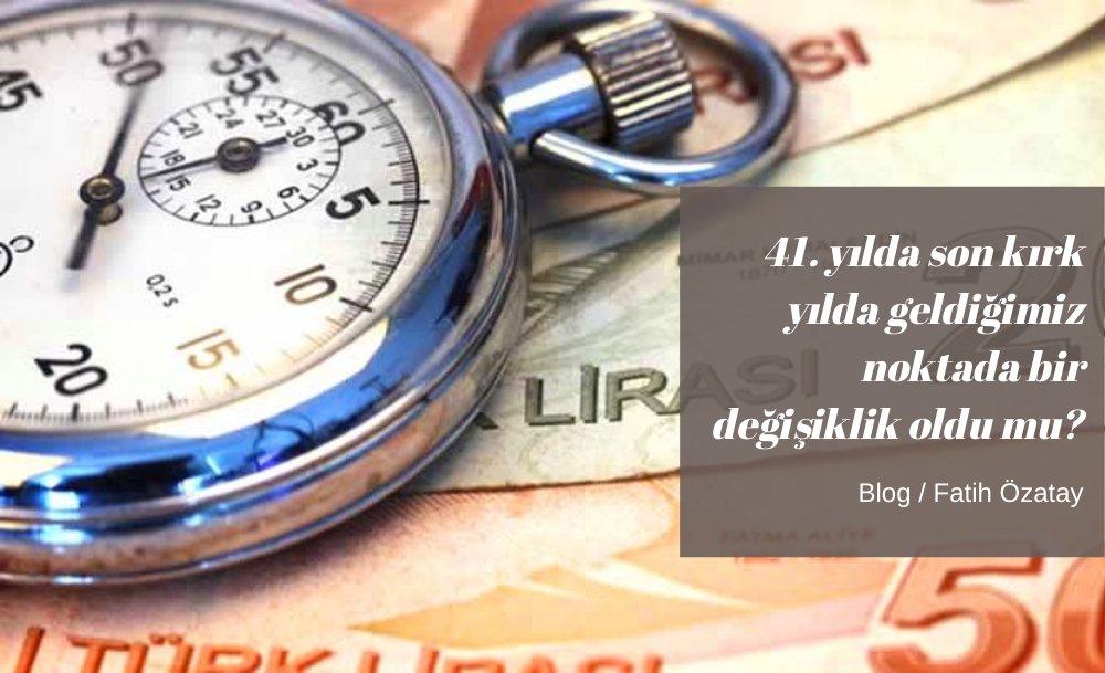 41. yılda son kırk yılda geldiğimiz noktada bir değişiklik oldu mu?