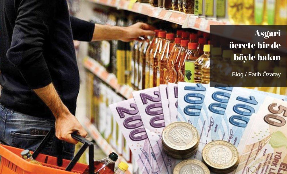 Asgari ücrete bir de böyle bakın
