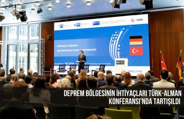 Deprem bölgesinin ihtiyaçları Türk-Alman Konferansı’nda tartışıldı 